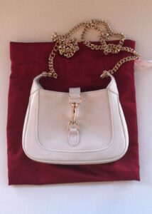 Bolsa GG Jackie Notte - Branco - Brechó