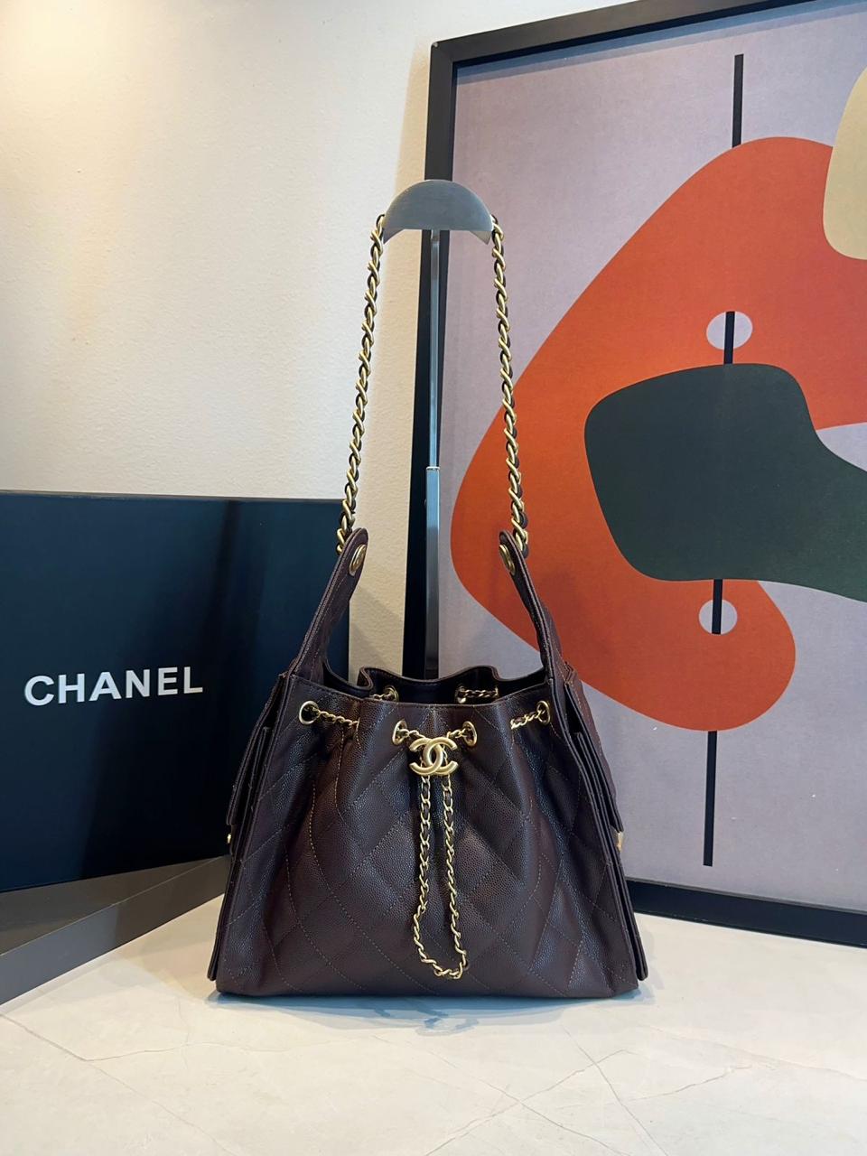 Bolsa Chanel 25 Pequena Couro - Imagem 59