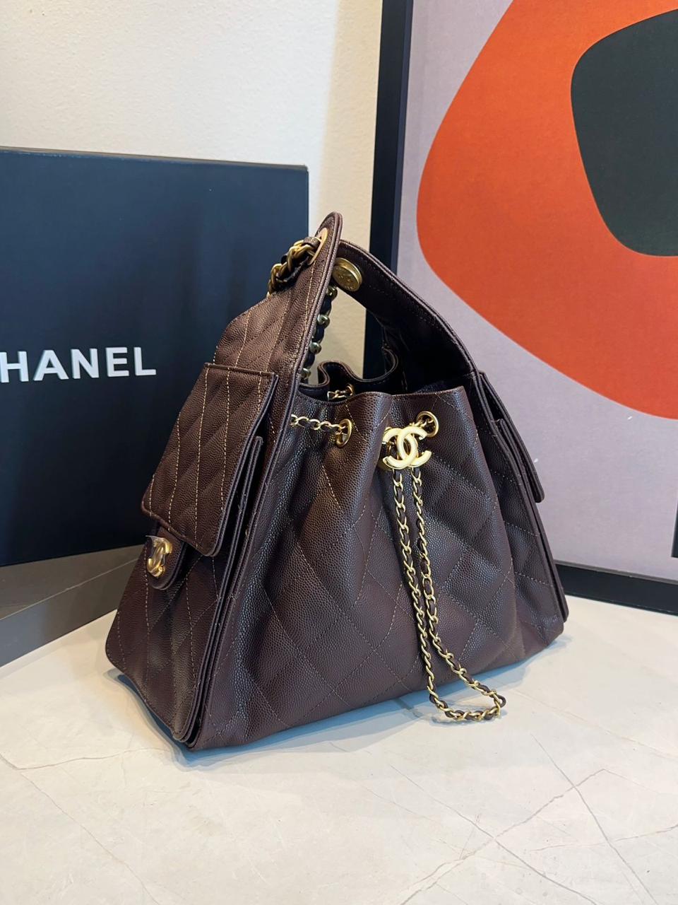 Bolsa Chanel 25 Pequena Couro - Imagem 60
