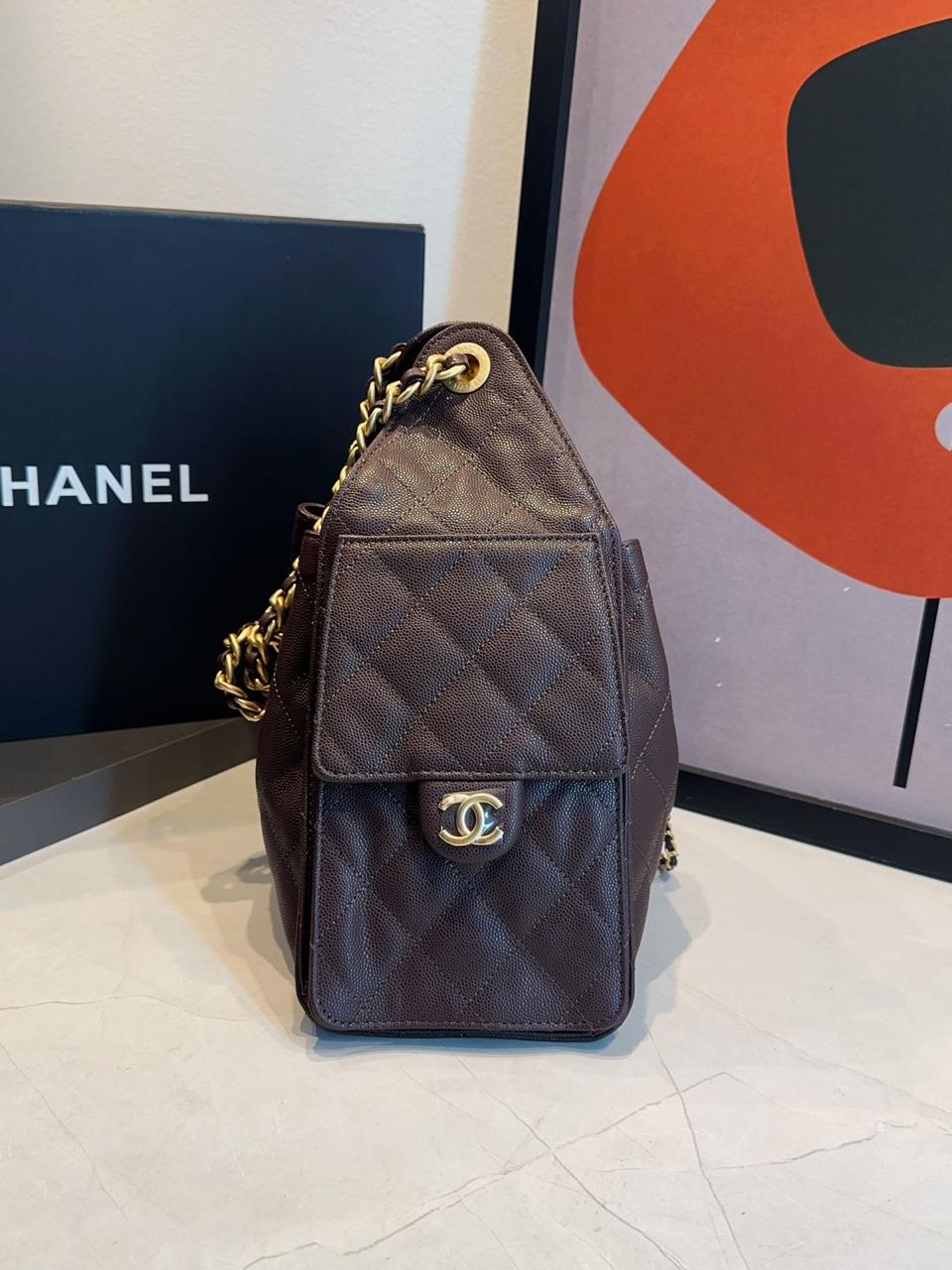 Bolsa Chanel 25 Pequena Couro - Imagem 61
