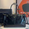 Bolsa Prada Tote Couro-Preto