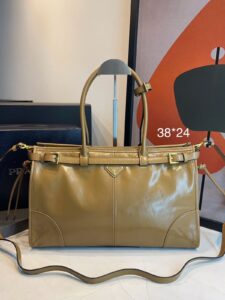 Bolsa Prada Tote Couro-Caramelo