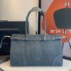 Bolsa Prada Tote Camurça- Cinza Claro