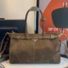 Bolsa Prada Tote Camurça- Caramelo