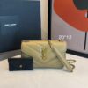 Bolsa YSL Loulou Matelassê Mini-Bege