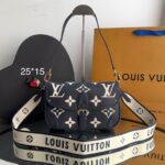 Bolsa Louis Vuitton Diane Empreinte-Preto/Bege