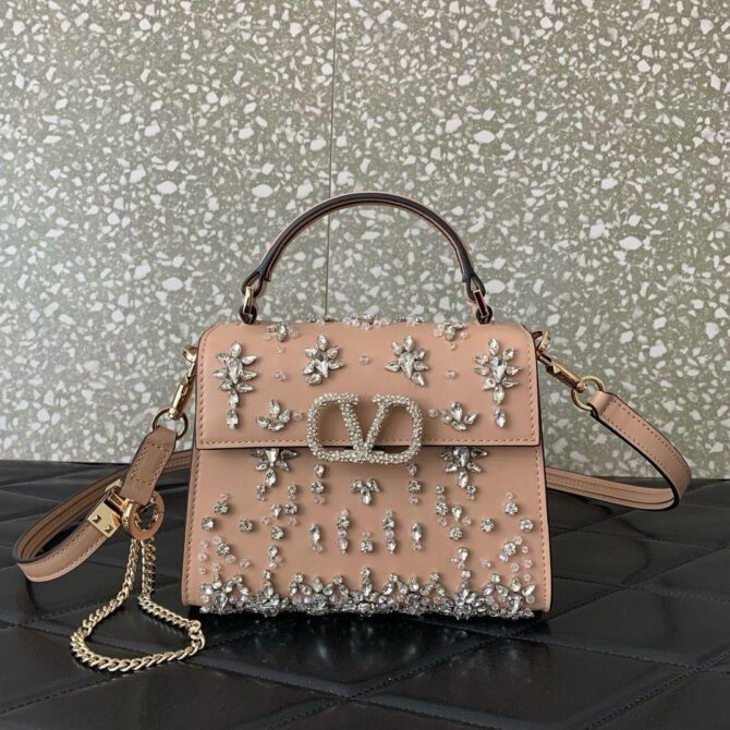 Bolsa Valentino Vsling Bordada Mini
