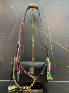 Bolsa Prada Soft Sound Pingentes Pequena