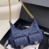 Bolsa Chanel Hobo-Azul Jeans
