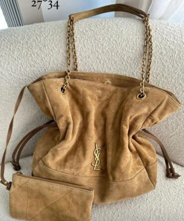 Bolsa YSL Jamie Em Camurça Grande