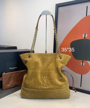Bolsa YSL Jamie Em Camurça Grande