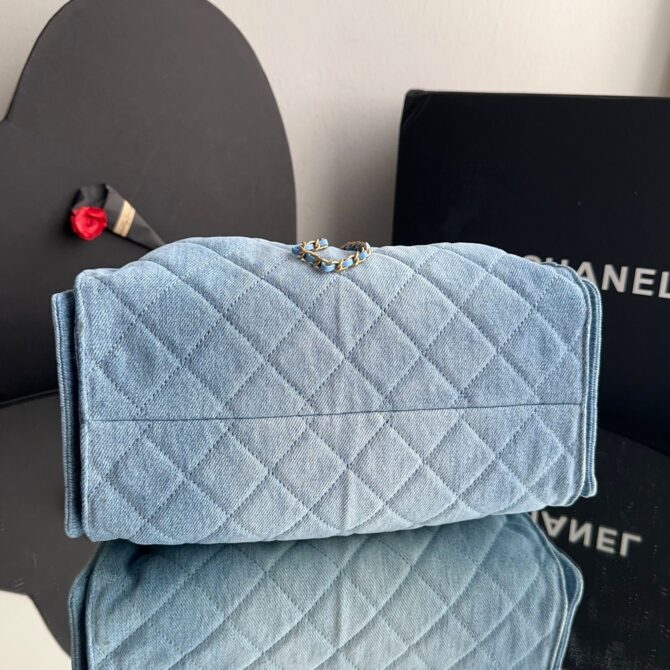 Bolsa Chanel Hobo pequena Jeans - Image 7