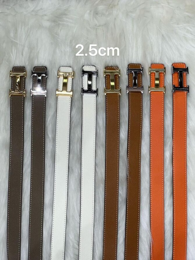 Cinto Hermes Fivela H 2.5 cm