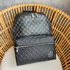 Mochila LV Discovery Couro Damier