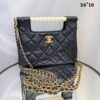 Bolsa Chanel Couro Pequena -Preto