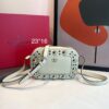 Bolsa Valentino Nellcôte Pequena- Off White