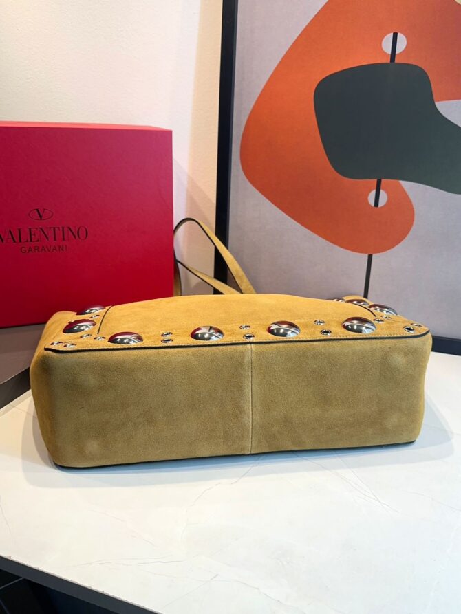 Bolsa Valentino tote Nellcôte média Camurça - Imagem 8