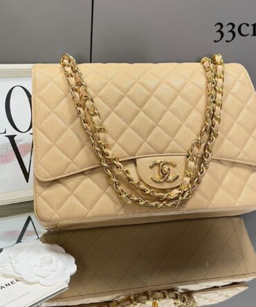 Bolsa Chanel Classic Max Jumbo Caviar (Oferta)