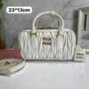 Bolsa Miu Miu Acardie Matelassê Media-Off White