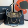 Bolsa Chanel Da Maison Média-Preto