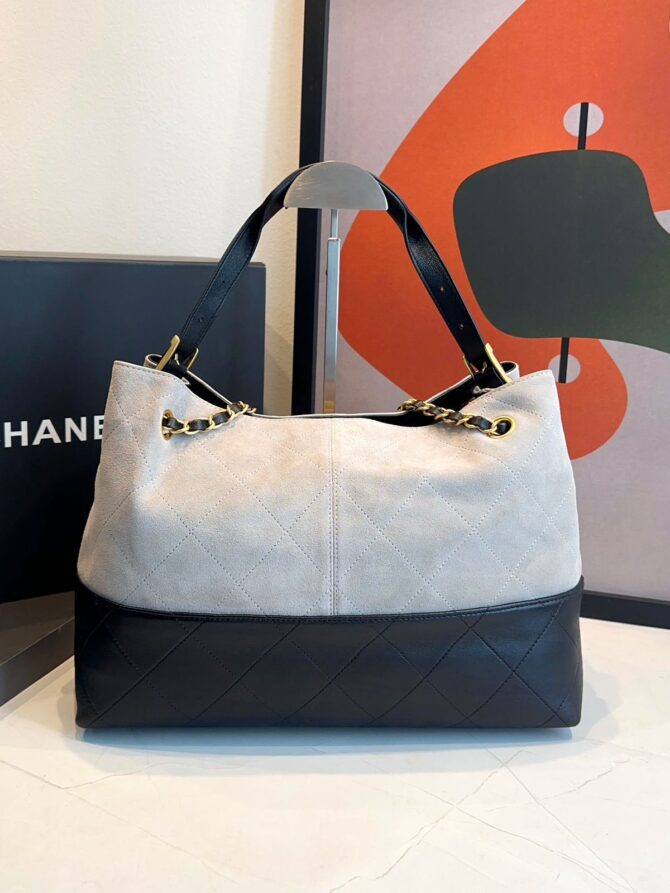 Bolsa Chanel Bicolor Da Maison Média - Imagem 6