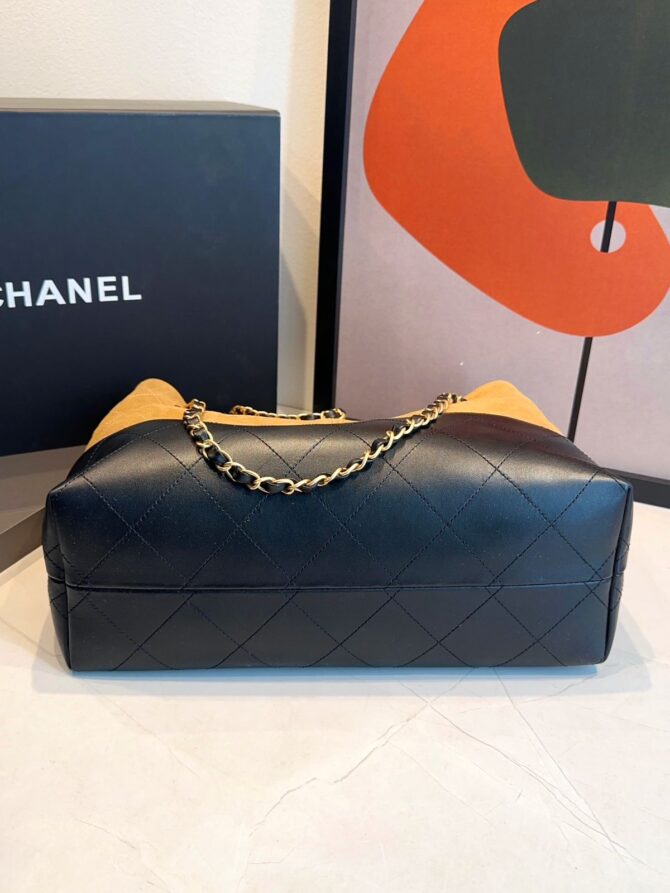 Bolsa Chanel Bicolor Da Maison Média - Imagem 16