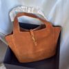 Bolsa YSL Bea 5 Á 7 Em Couro Camurça