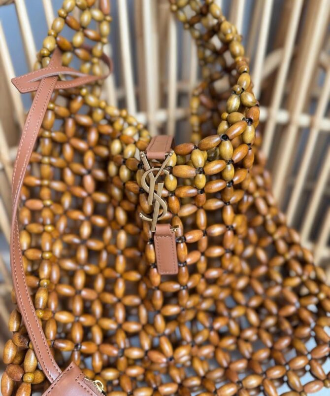 Bolsa YSL LE 5 À 7 Grande Madeira - Imagem 5
