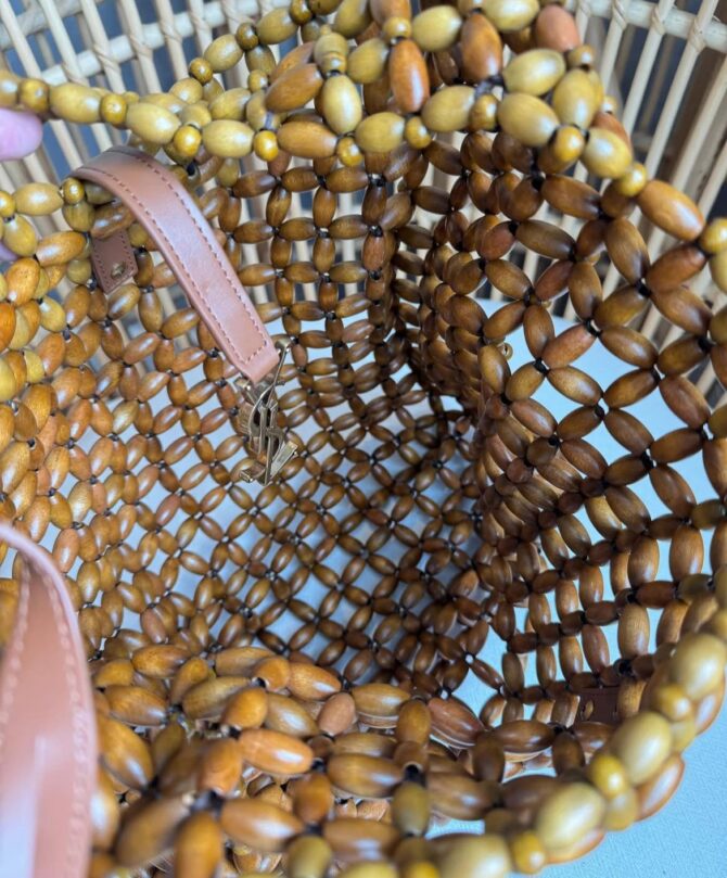 Bolsa YSL LE 5 À 7 Grande Madeira - Imagem 6