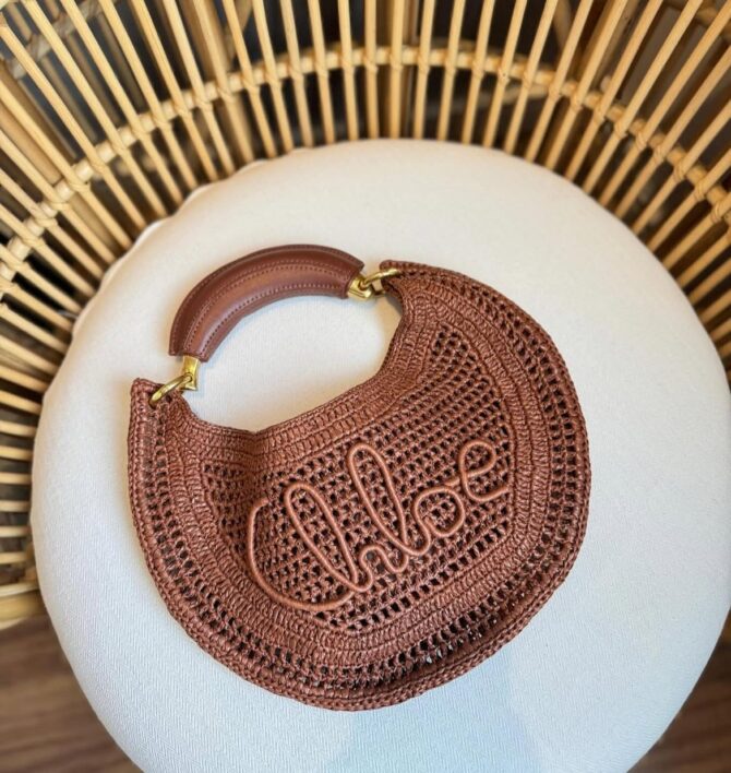 Bolsa Chloé Tote Logo Bordado - Imagem 2