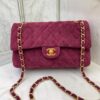 Bolsa Chanel Classic 11.12 Camurça-Vinho 