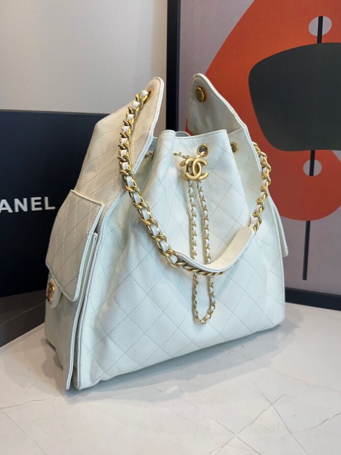 Bolsa Chanel 25 Média Couro - Imagem 3