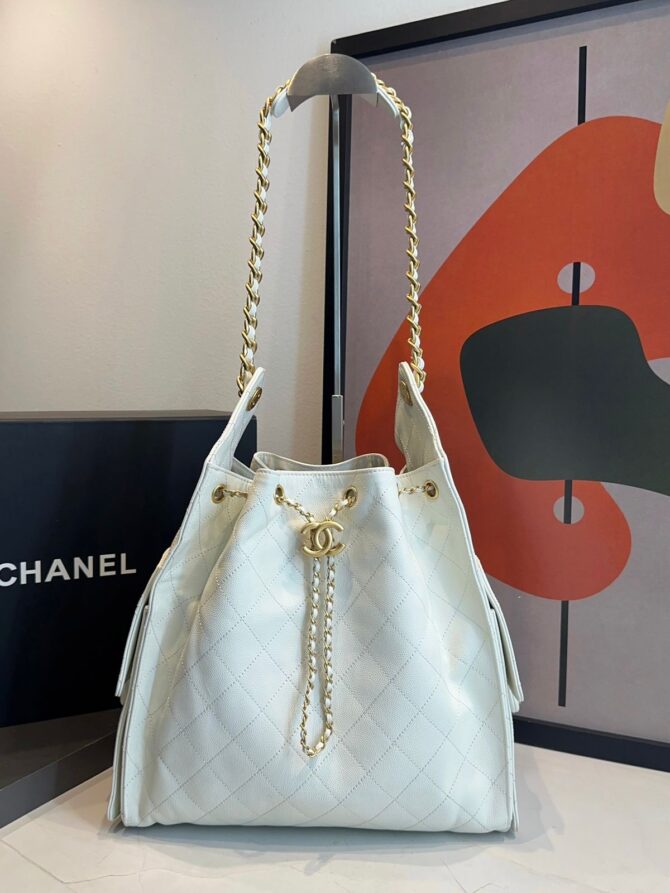 Bolsa Chanel 25 Média Couro - Imagem 4
