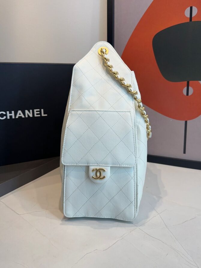 Bolsa Chanel 25 Média Couro - Imagem 5