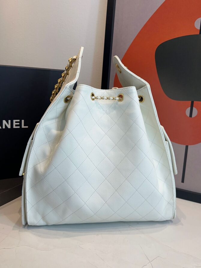 Bolsa Chanel 25 Média Couro - Imagem 9