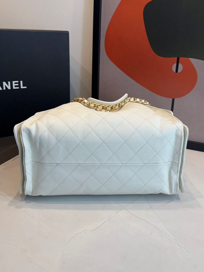Bolsa Chanel 25 Média Couro - Imagem 10