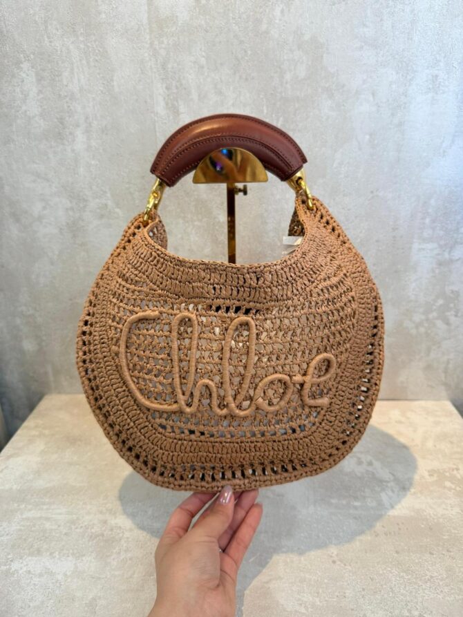 Bolsa Chloé Tote Logo Bordado - Imagem 6