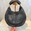 Bolsa Chloé Tote Logo Bordado-Preto