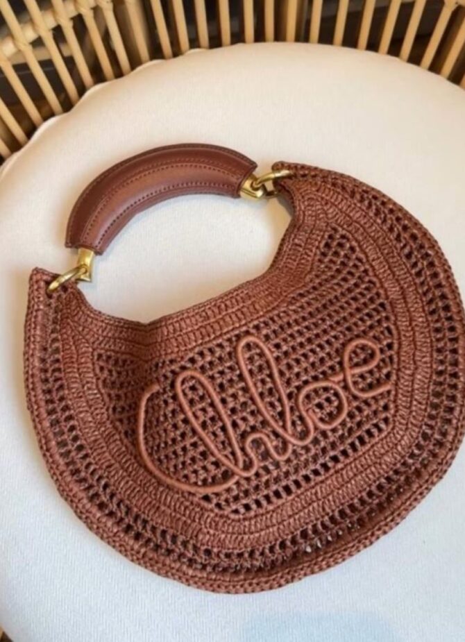 Bolsa Chloé Tote Logo Bordado