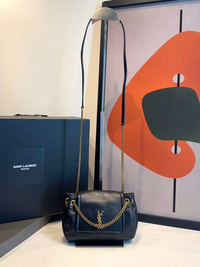 Bolsa YSL Matelassê em Losangos - Imagem 13
