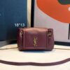 Bolsa YSL Matelassê em Losangos-Vinho