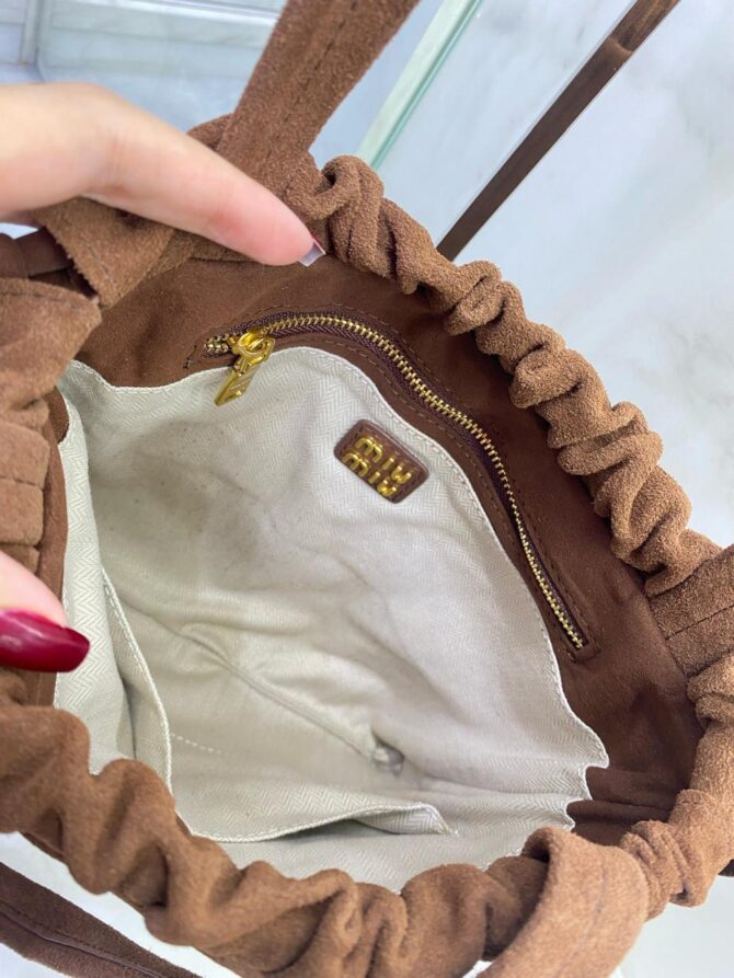 Bolsa Miu Miu Joy Camurça - Imagem 4