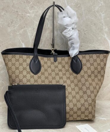 Bolsa Gucci Tote Totissima de couro Granulado