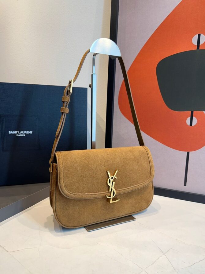 Bolsa YSL Solferino Média Camurça - Imagem 5