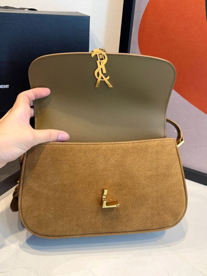 Bolsa YSL Solferino Média Camurça - Imagem 7