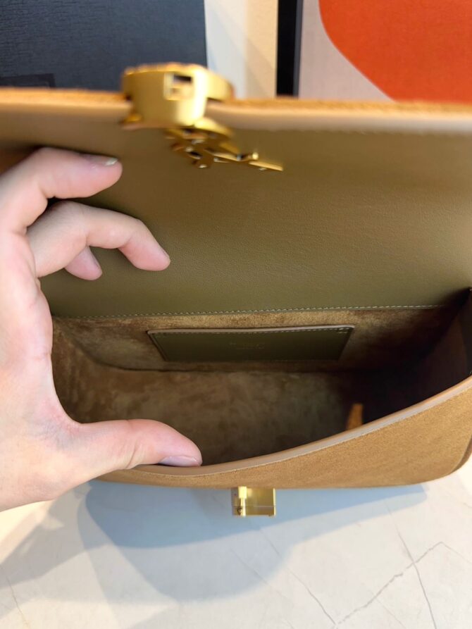 Bolsa YSL Solferino Média Camurça - Imagem 9