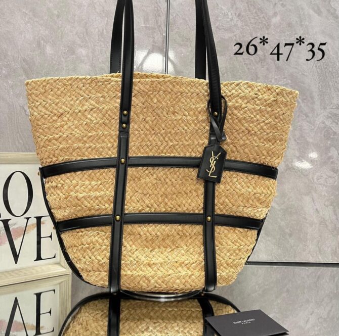Bolsa Saint Laurent Ráfia