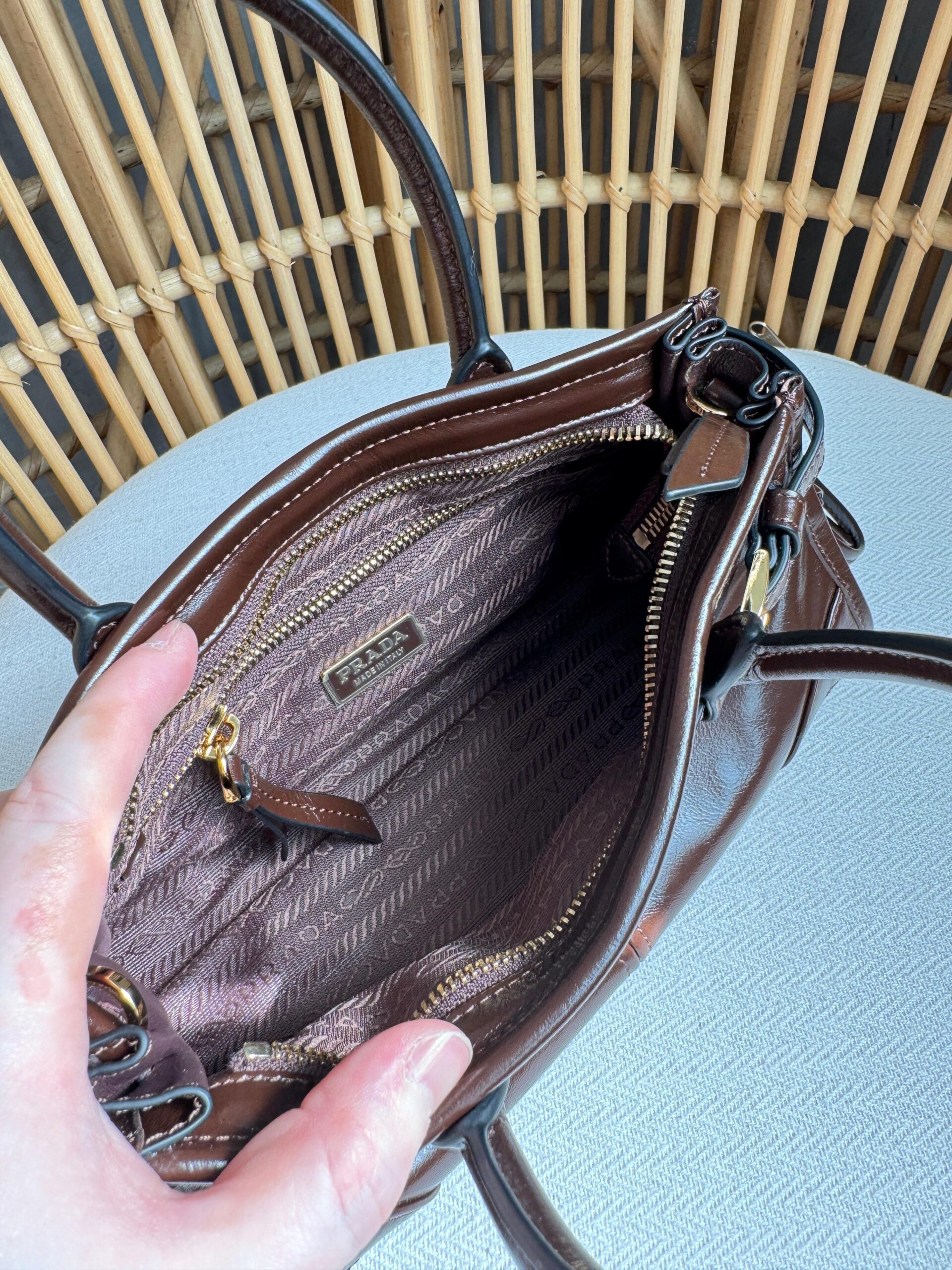 Bolsa Prada Bonnie Pequena - Imagem 17