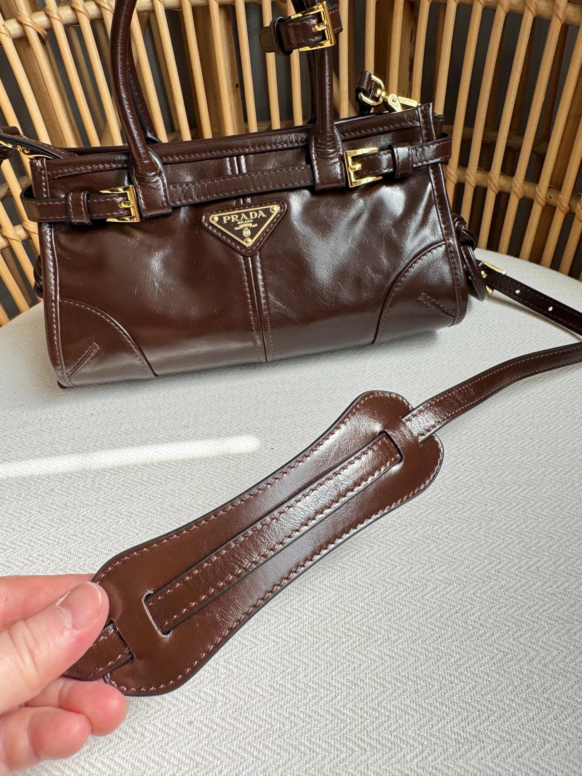 Bolsa Prada Bonnie Pequena - Imagem 19