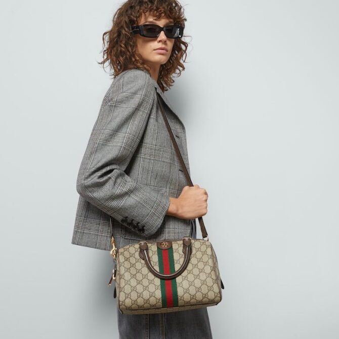 Bolsa Gucci Boston Media Ophidia - Imagem 3